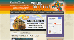 Desktop Screenshot of christthevictor.net